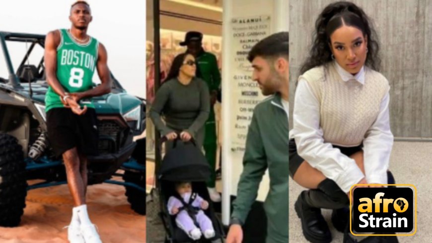 Photos Of Victor Osimhen’s Stunning German Girlfriend and Mother of His One-Year-Old Daughter Surfaced Online