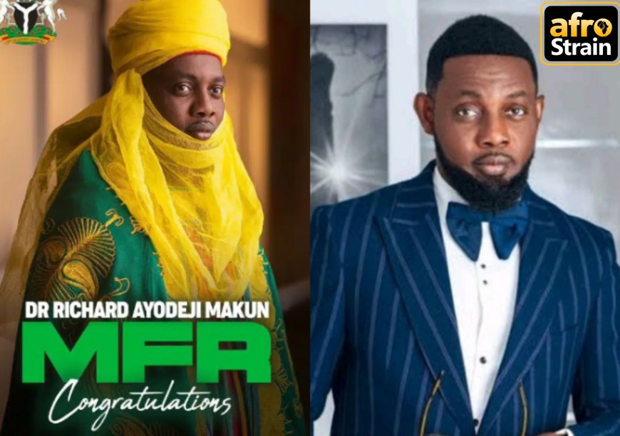 AY Makun explains why he cannot refuse the national honor Buhari has bestowed upon him.