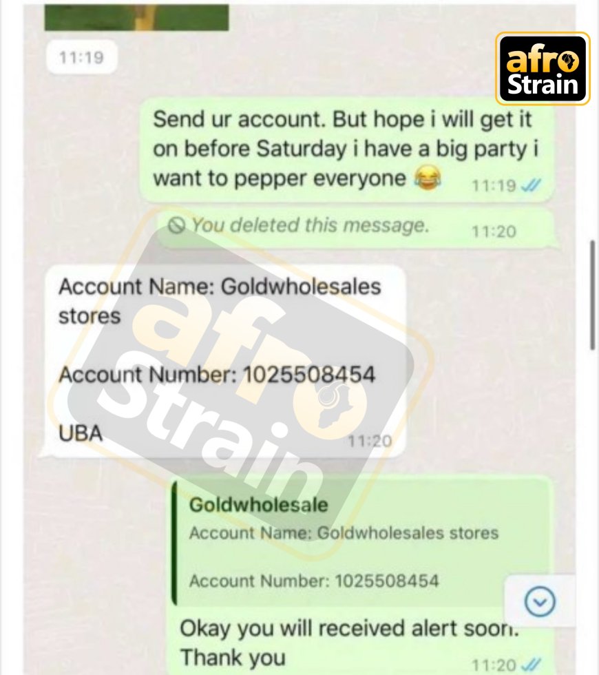 Popular Cross Dresser Bobrisky’s Chat Surface Online with Jewelry Seller