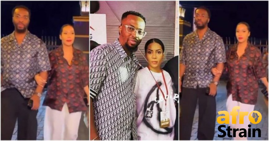 BBNaija’s Maria Chike’s with her pregnancy spark several reactions as she steps out in style with her lover