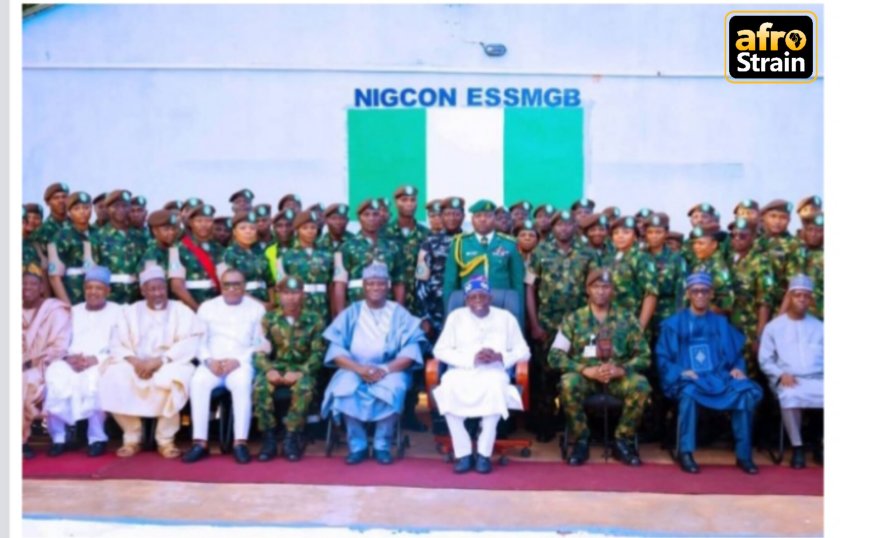 Tinubu Visits Nigerian Troops In Guinea-bissau Reassures Desire For Global Peace