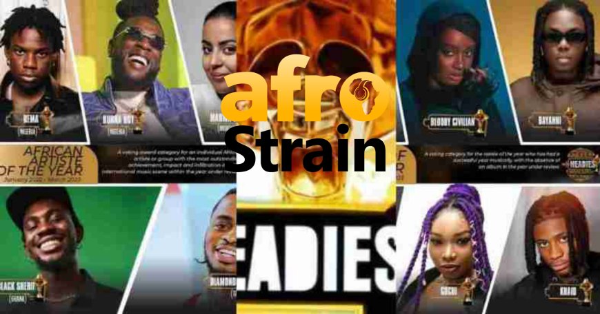 Check out the full list of 2023 Headies nominations unveiled