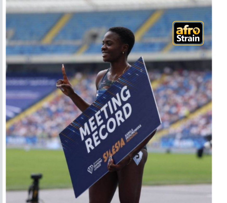 Tobi Amusan Wins 100m Hurdles At Silesia Diamond League, Sets New Record (Pics)