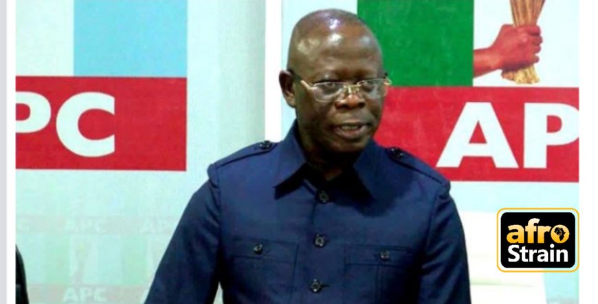 Oshiomhole Apologizes To Senators Over ‘Looting Comment’