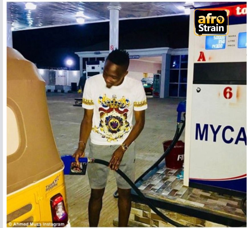 Ahmed Musa Crashes Petrol Pump Price To ₦‎580/Litre In Kano