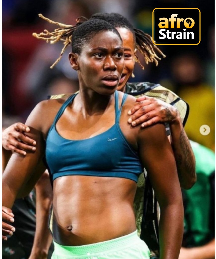 WorldCup: My Dad Is Not Happy With My Choice Of Celebration – Asisat Oshoala Says After Shirtless Celebration