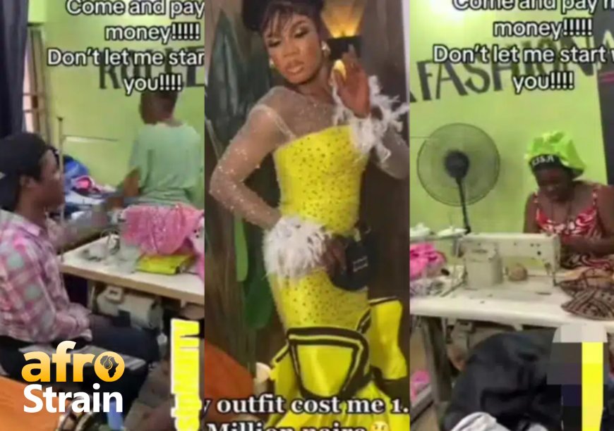 Tailor posts receipts as she calls out Bobrisky’s brother for sewing clothes on credit