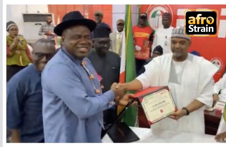 PDP: Dino Melaye, Diri, Anyanwu Receive Certificates Of Return Ahead Of November Gov Polls