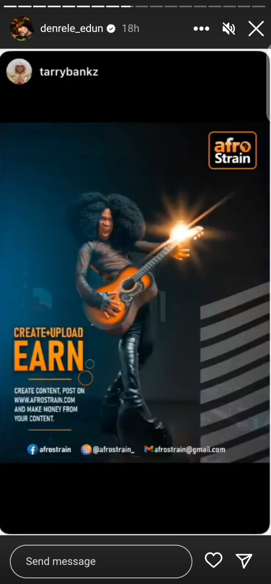 Denrele Edun Vibrant Endorsement Of Afrostrain