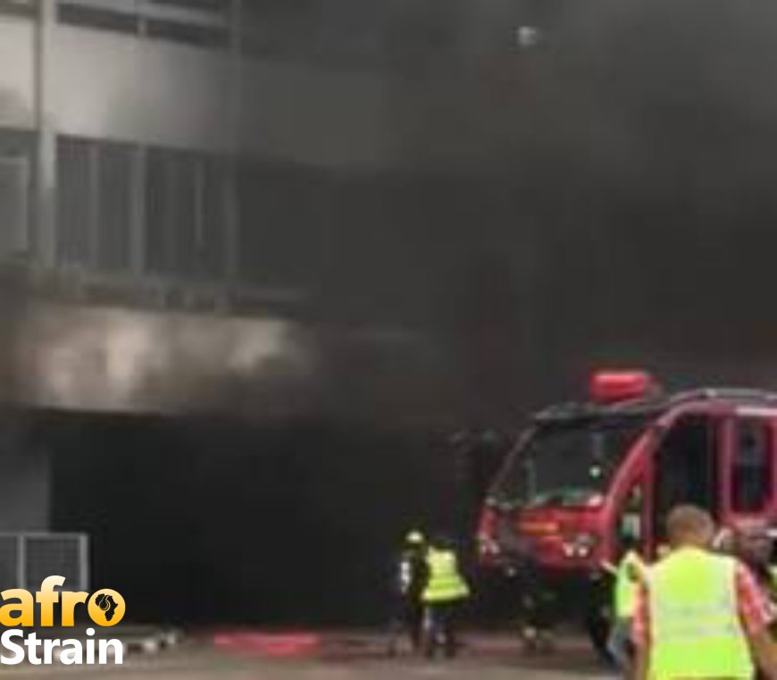 Fire guts Lagos International Airport