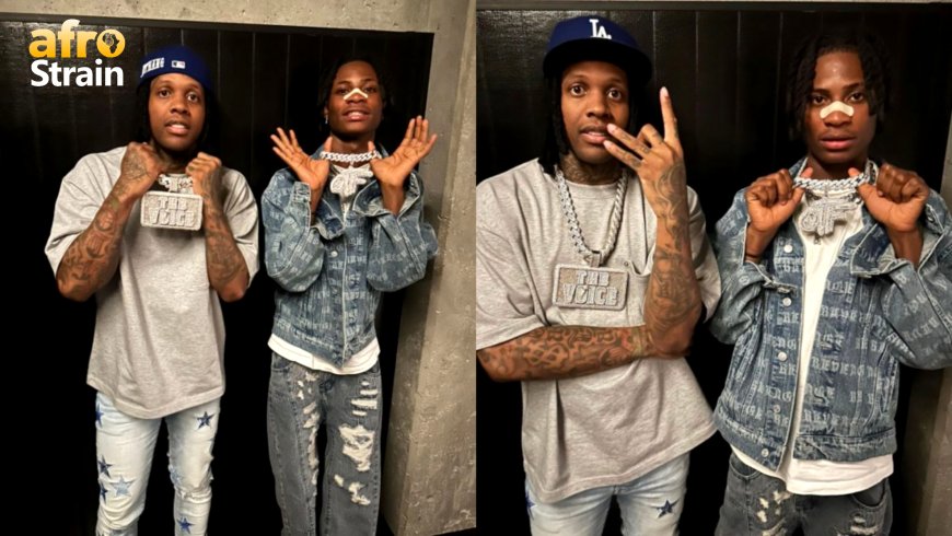 Khaid finally Links up with the veteran American Rapper, Lil Durk