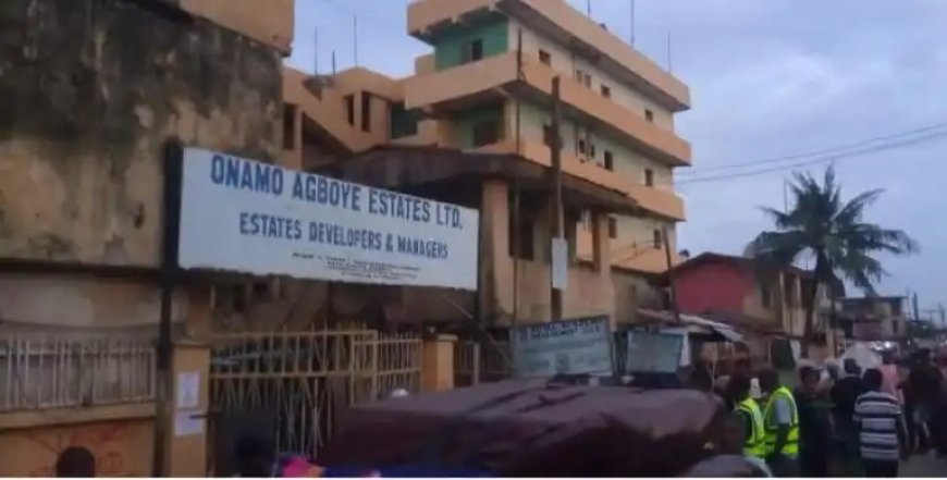 Residential building with over 800 rooms in Lagos collapses, injure two, hundreds displaced