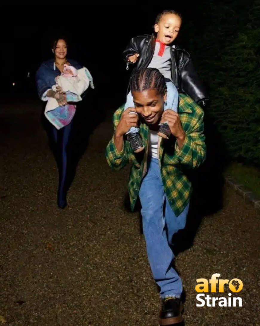 Rihanna and ASAP Rocky unveil their second child’s face to the world