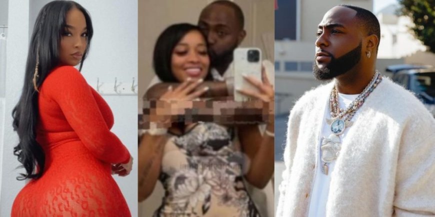 OBO has a small pee-pee and zero D game – American model Bonita Maria whom Davido was begging in the other room spills