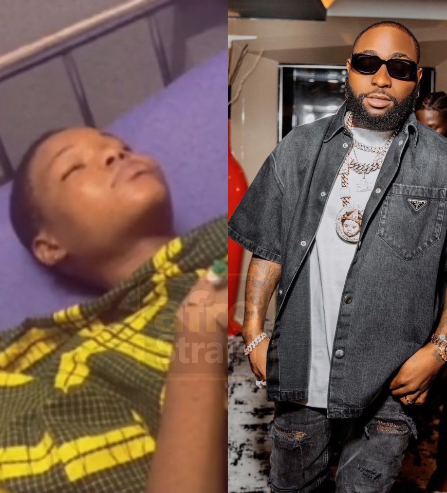 Davido Na My Second god - Fan Declares On Sick Bed