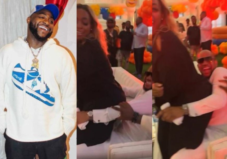 “You no like wetin you marry? Hold am well” – Davido teases brother-in-law as sister twerks for him