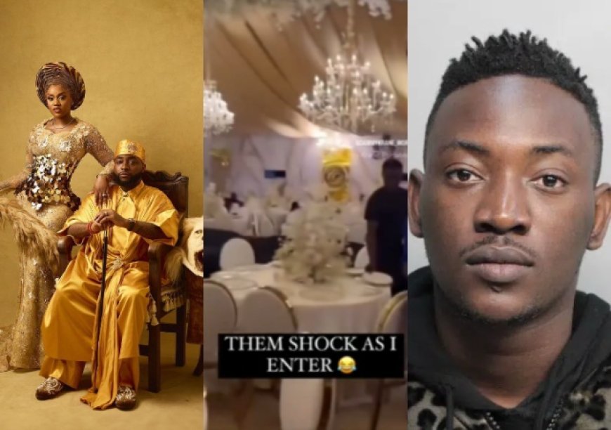 Dammy Krane Shocks The Internet As He Posts A Video From Davido and Chioma’s wedding