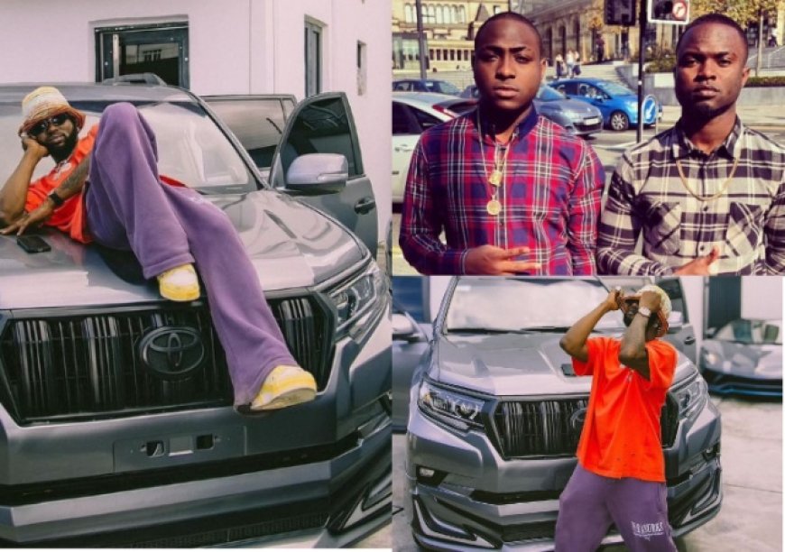 Davido Gifts Childhood Friend Deekay Brand New Toyota Prado Worth N70 Million