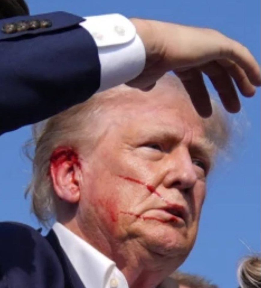 See Footage of Donald Trump as He Escapes Alleged Assassination Attempt