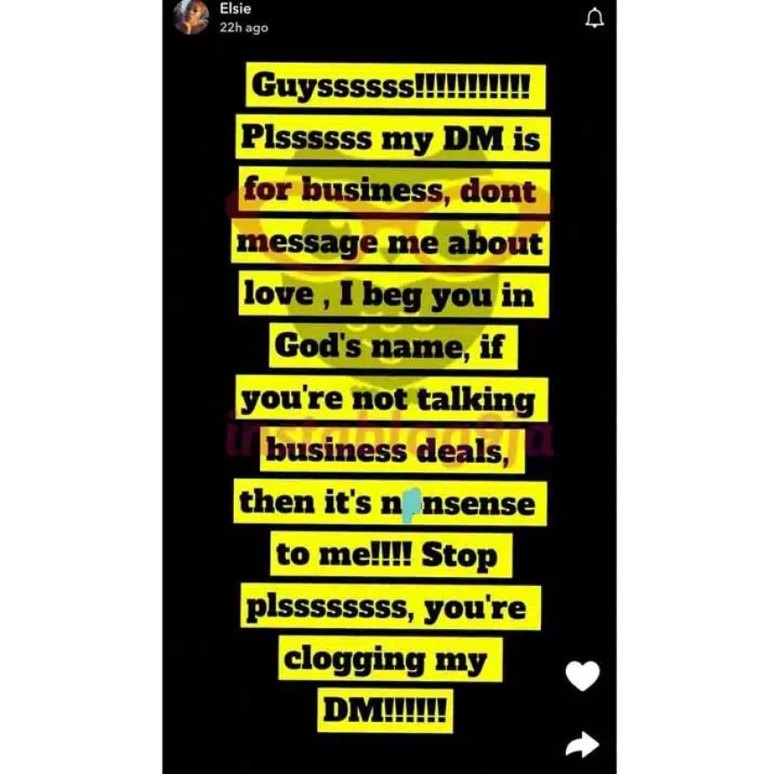 Basketmouth’s ex-wife, Elsie issues warning to admirers in her DM