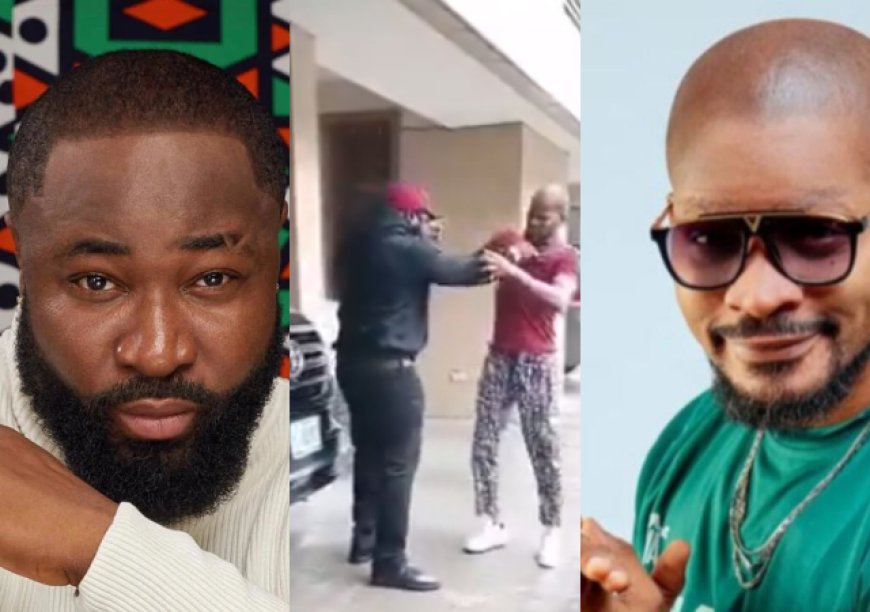 Shock As Singer Harrysong Reportedly Arrests Uche Maduagwu Amid Their Feud