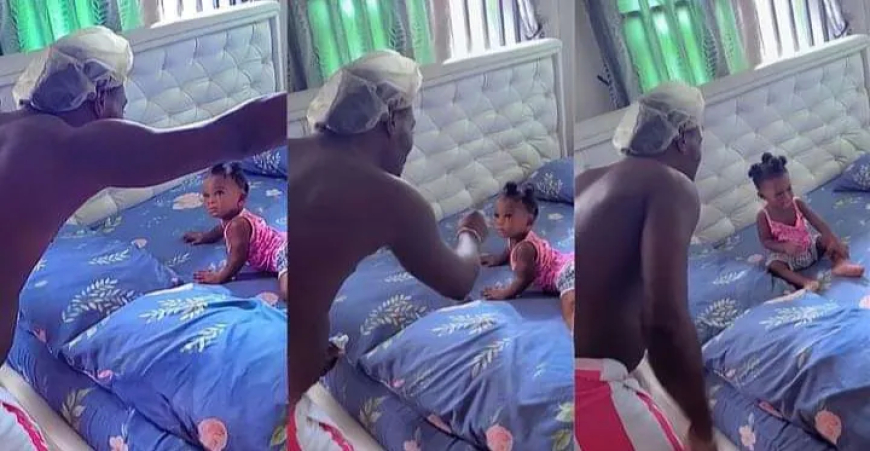 Nigerian dad wakes daughter from sleep, says she kept him awake all night